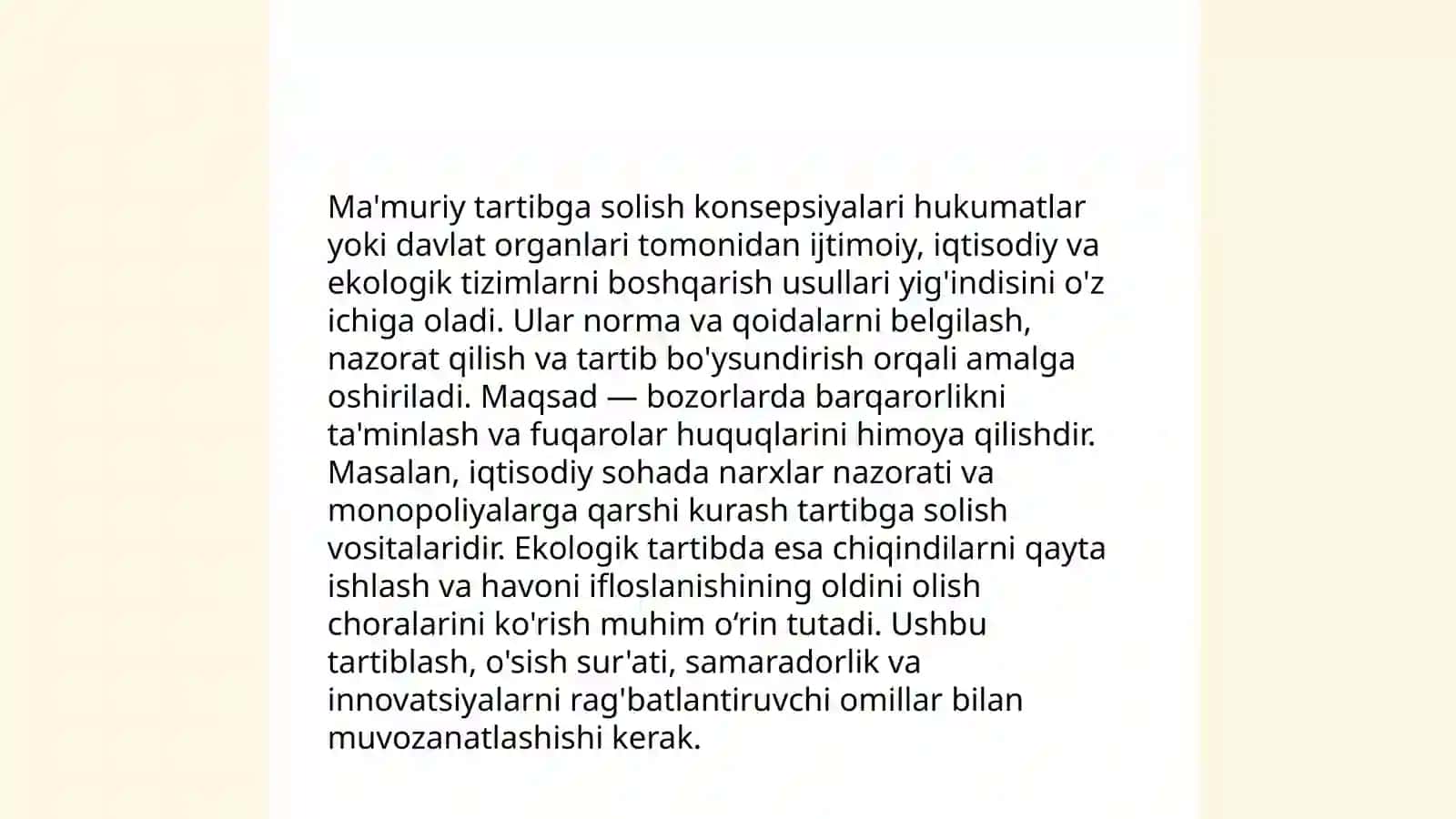 Iqtisodiy sohani ma'muriy-huquqiiy tartibga solish 4