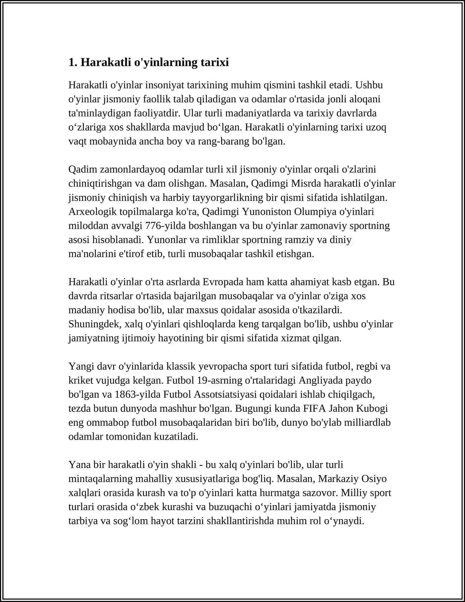 HARAKATLI OYINLAR BOLADA JISMONIY TARBIYADA ASOSIY METODI VA VOSITASI SIFATIDAGI HUSUSIYATLARI 4
