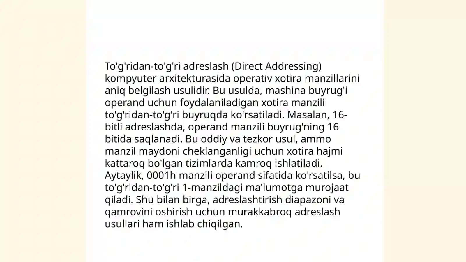 Adreslash va uning turlari 4