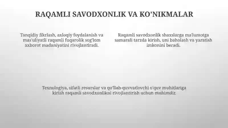 Axboriy madaniyatni shakllanttish va rivojlantrish shart-sharoitlari va vositalari 4