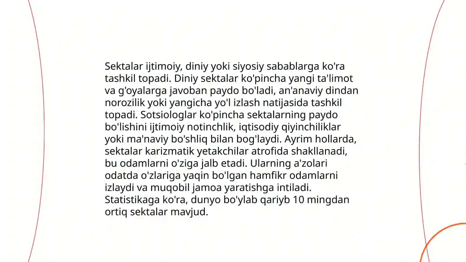 Yangi diniy taʼlimotlar va sektalar 4