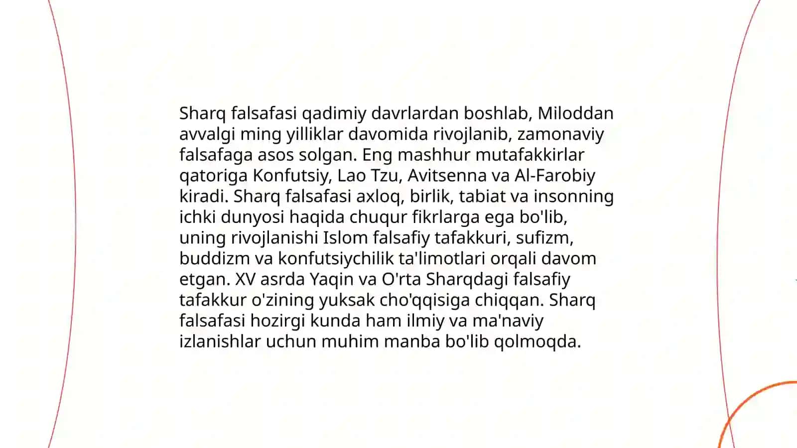 Falsafiy tafakkur taraqqiyotining asosiy bosqichlari 4