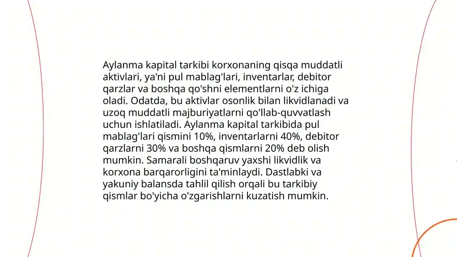 Tadbirkorlik kapitali va uning aylanishi 4