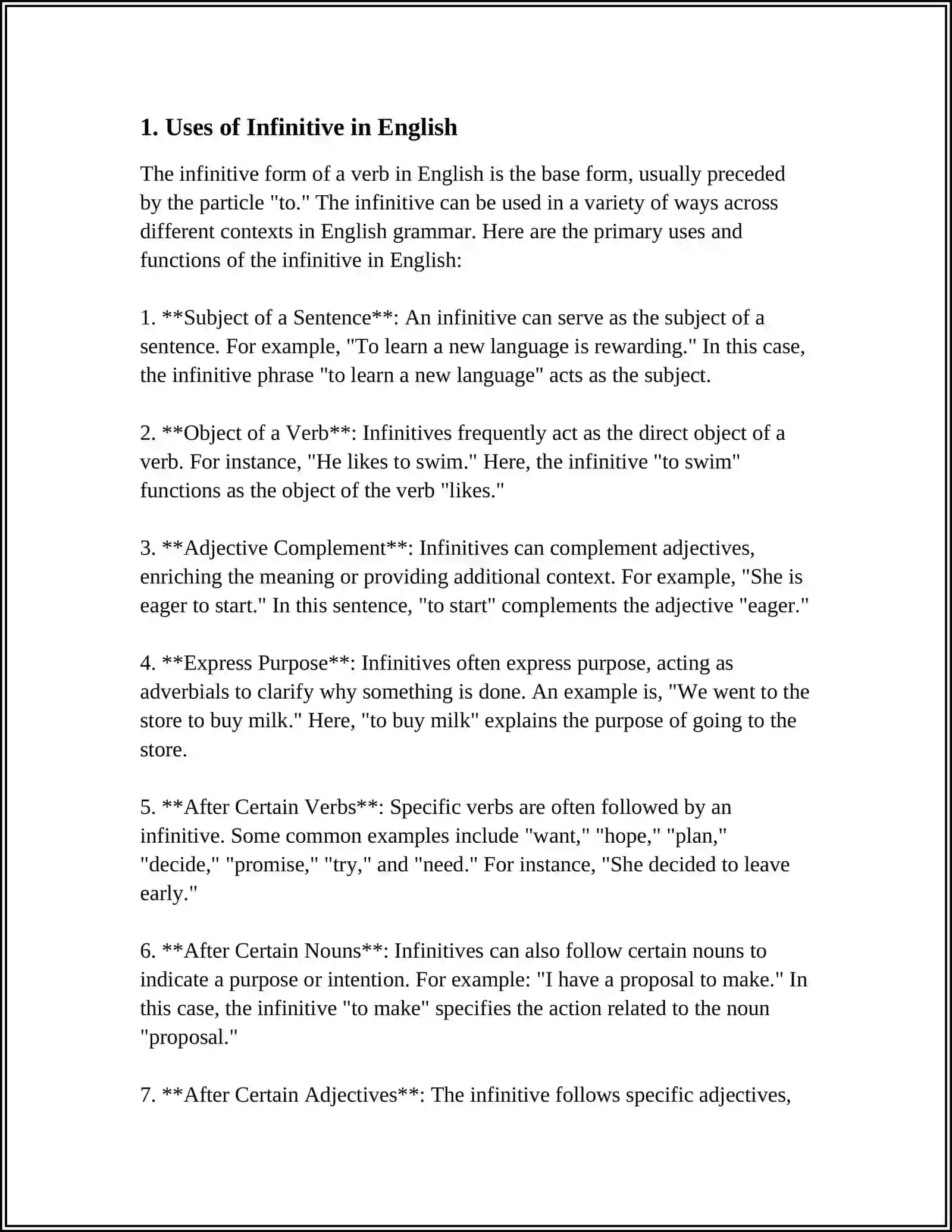 INFINITIVE REJA 4 TA 10 LIST PDF FORMATTA 4