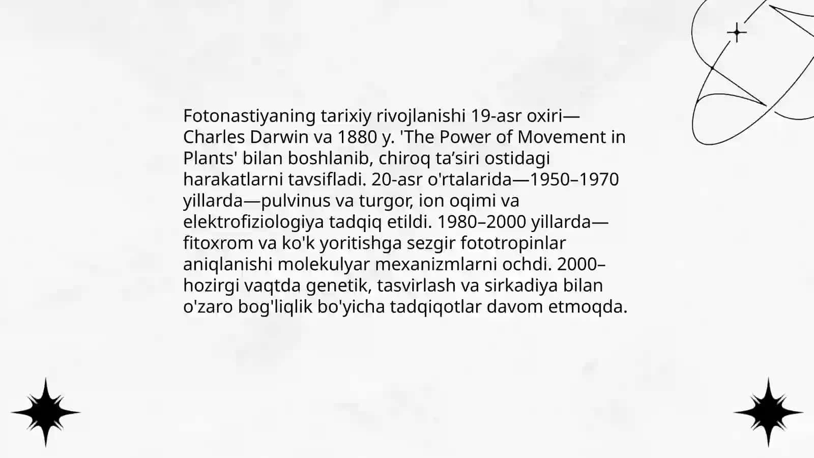 O'simliklarda fotonastiya 4