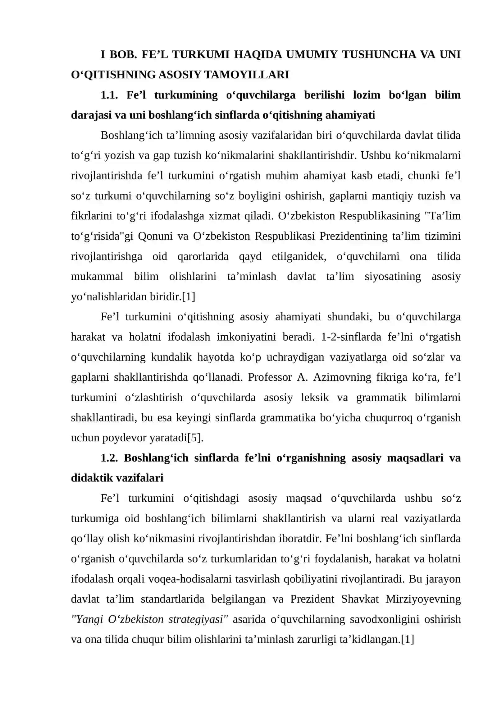 Fe’lni o‘rgatishda o‘quvchilarni qiziqtiradigan didaktik materiallar va interaktiv usullar 4