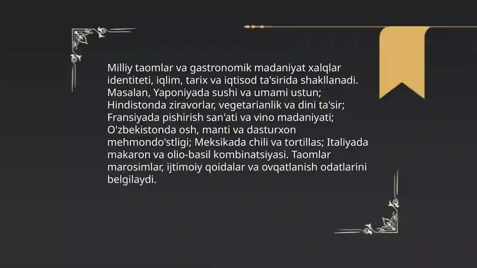 Dunyo xalqlari madaniyati va farqlari 4