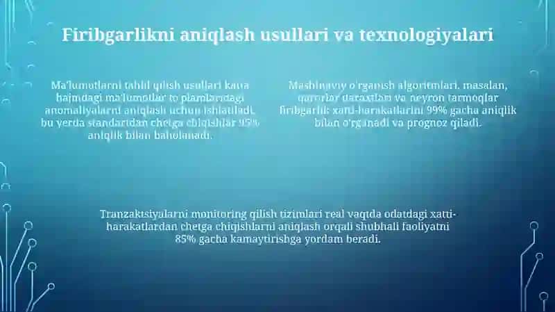 Firibni Aniqlash va oldini olish 4