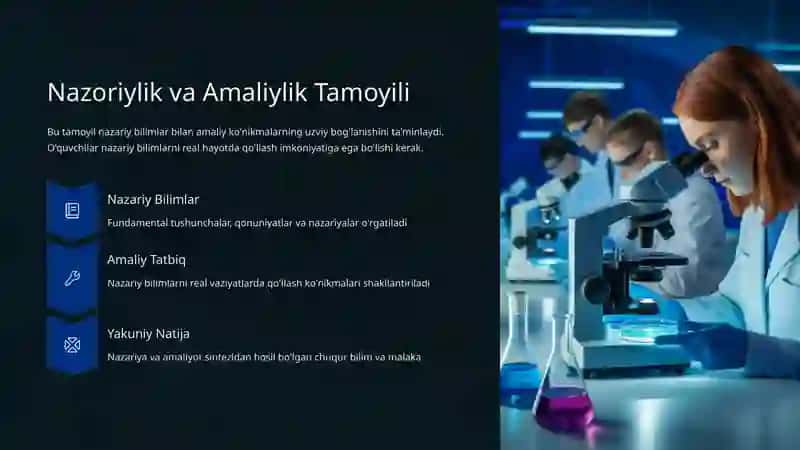 Ta'lim Tamoyillari va ularning mazmun mohiyati 4