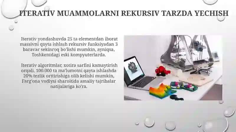 Rekursiv va Iterativ Muammolar 4