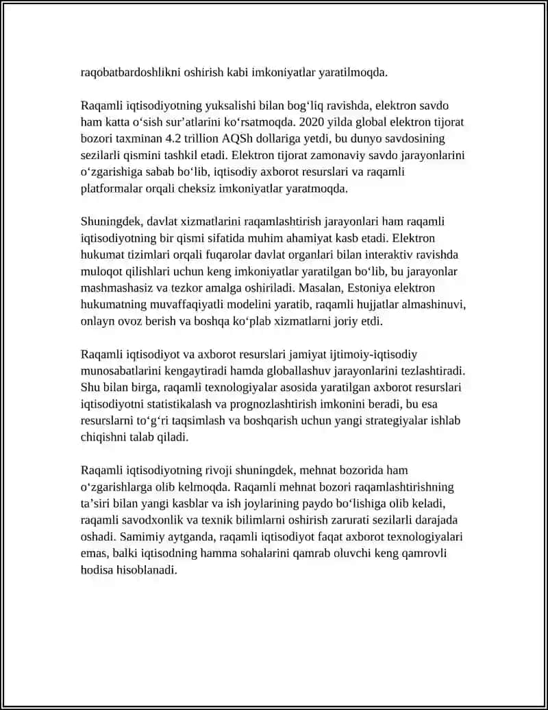 AXBOROT TEXNOLOGIYALARINING IQTISODIY AXBOROT RESURSLARI 4