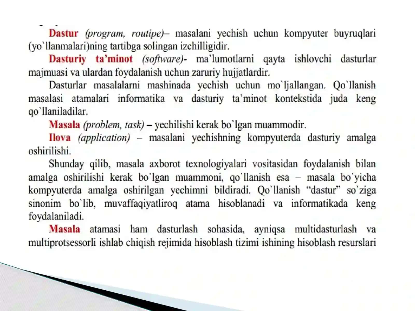 DASTURIY TA’MINOT VA UNING RIVOJLANIBBORISH TENDENTSIYALARI 4