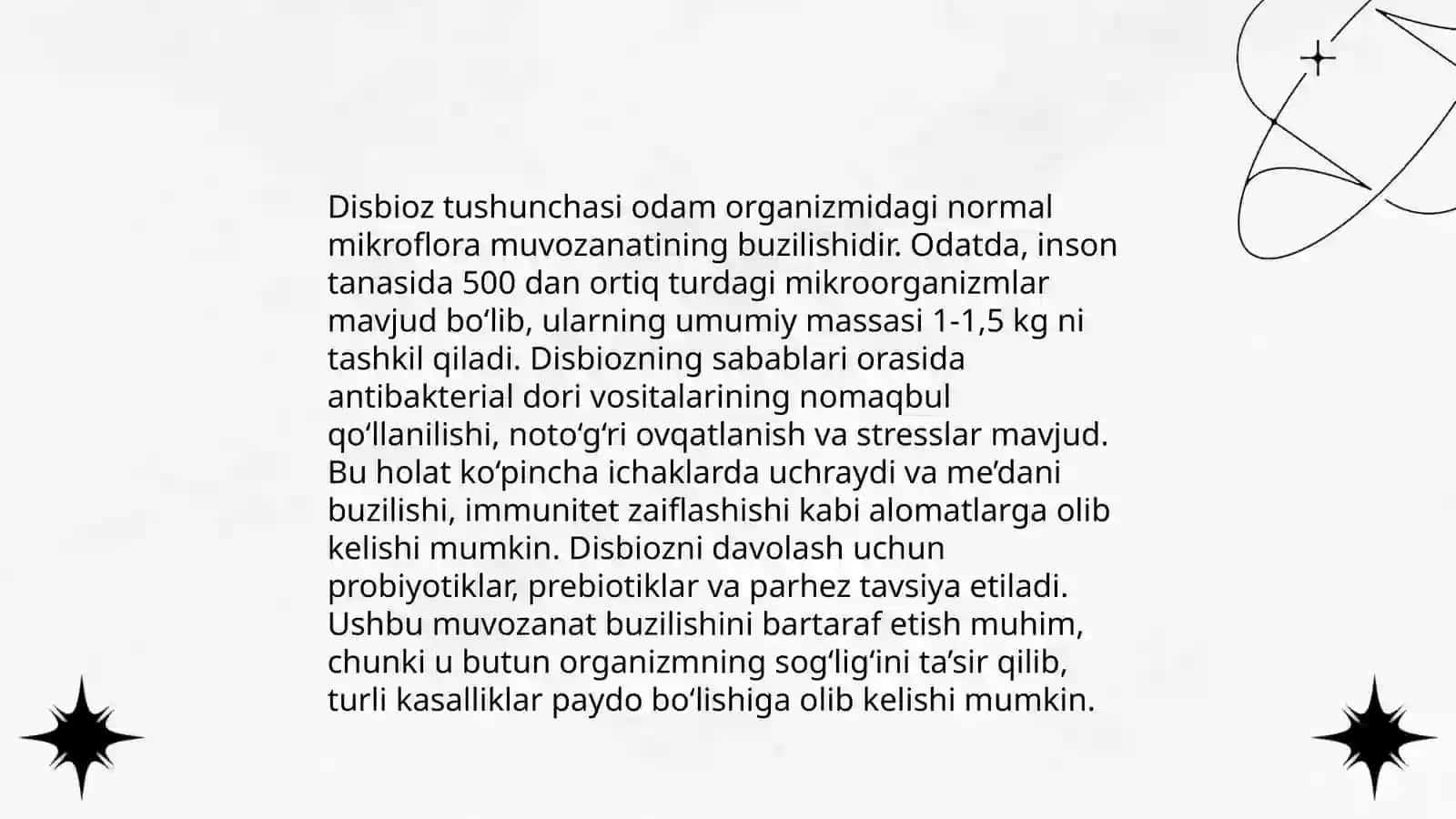 Disbakterioz va disbioz 4