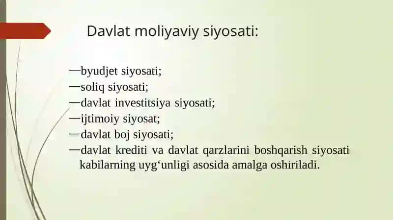 Davlatning moliyaviy-siyosati 4