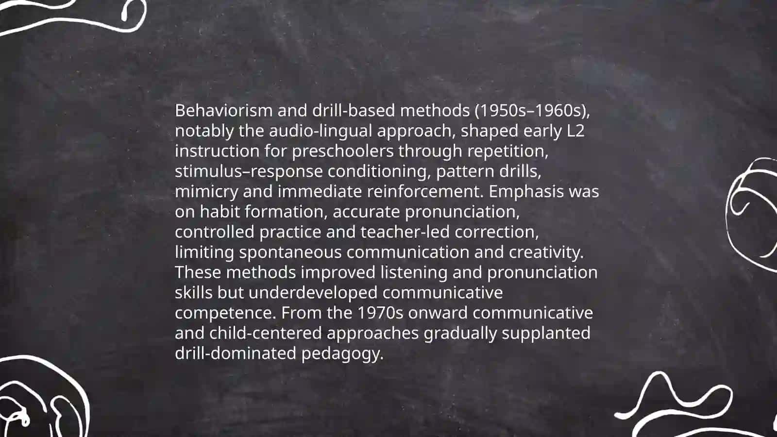 History of teaching Engliz to pre school-age children as a second language 4