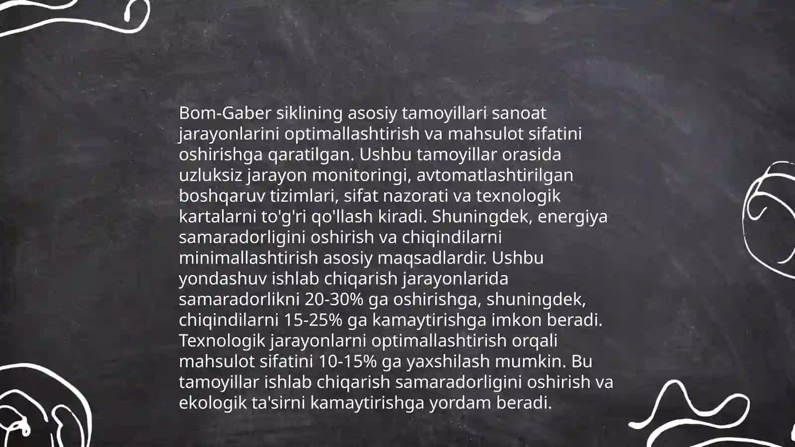Termakimyoviy jarayonlarda Bom-Gaber sikli va uning ahamiyati 4