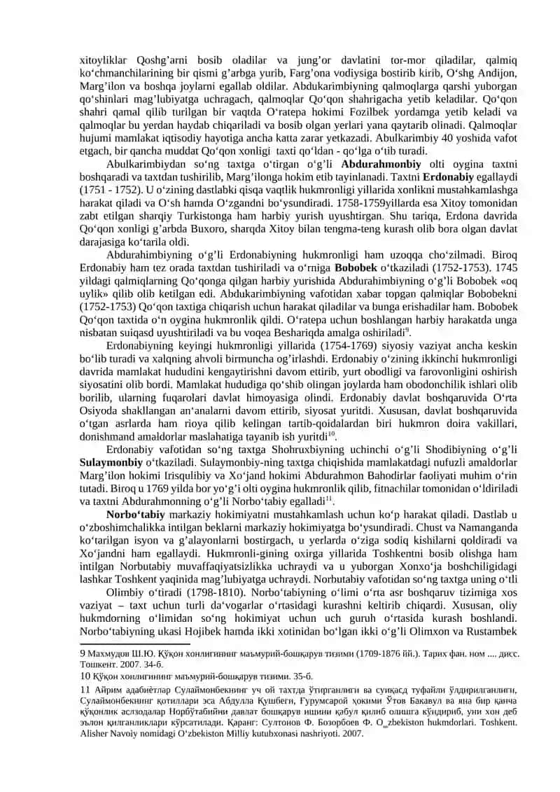 QO‘QON XONLIGINING TASHKIL TOPISHI VA SIYOSIY TARIXI 4