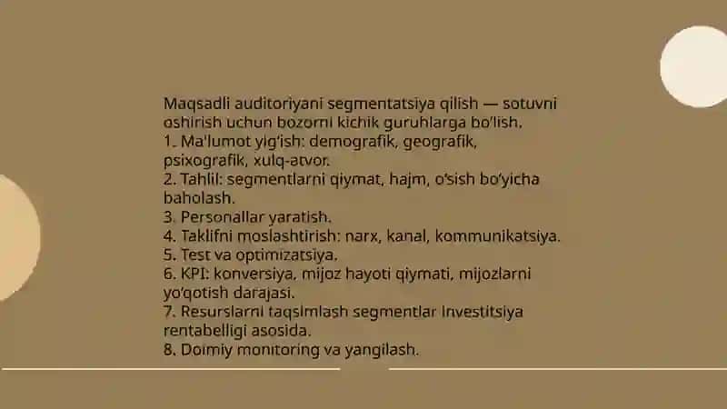 Sotuv hajmini oshirish 4