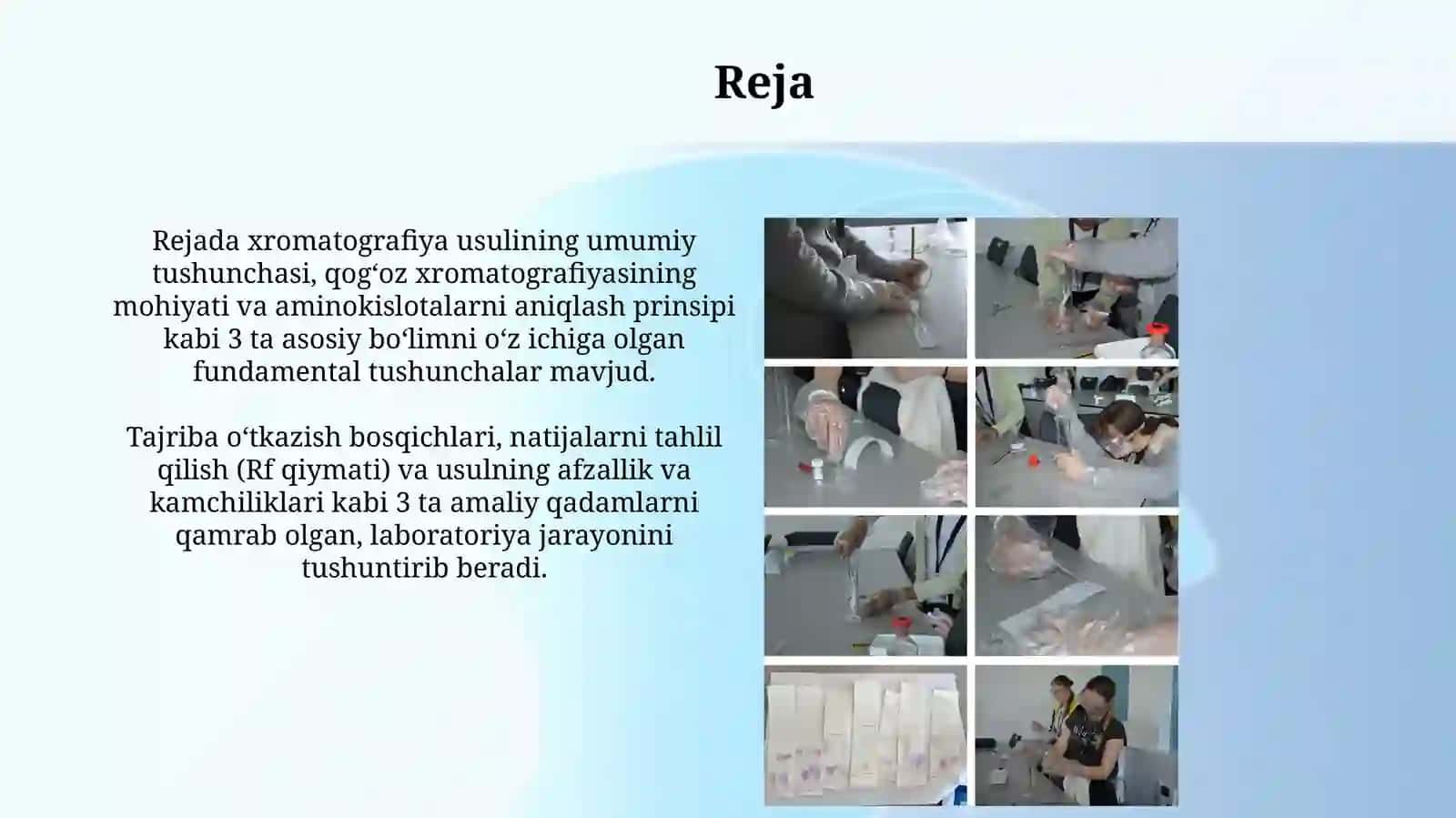 Qogʻoz xromatografiyasi usuli bilan aminokislotalarni aniqlash 4
