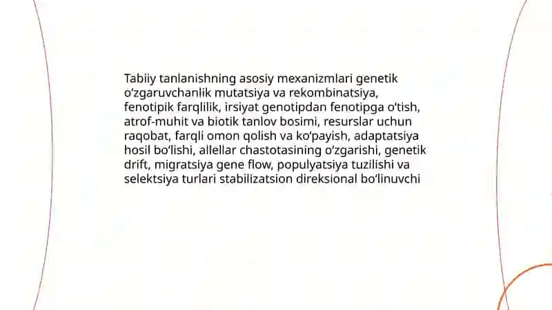 Tabiiy va jinsiy tanlanish nazariyalari 4