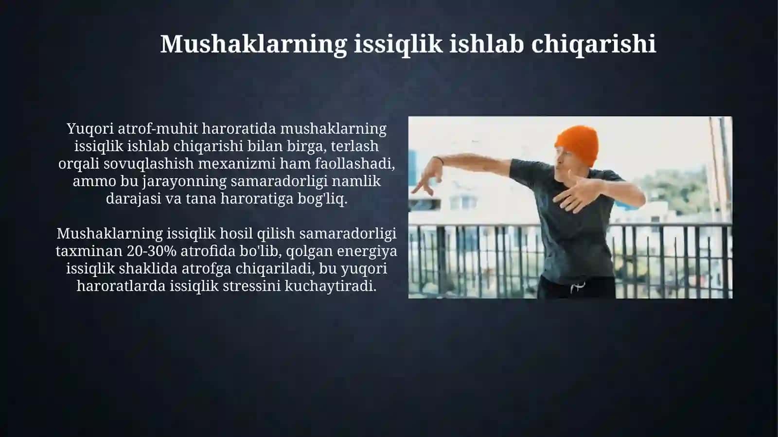Atrof muhitning yuqori haroratidamushakfaoliyati 4