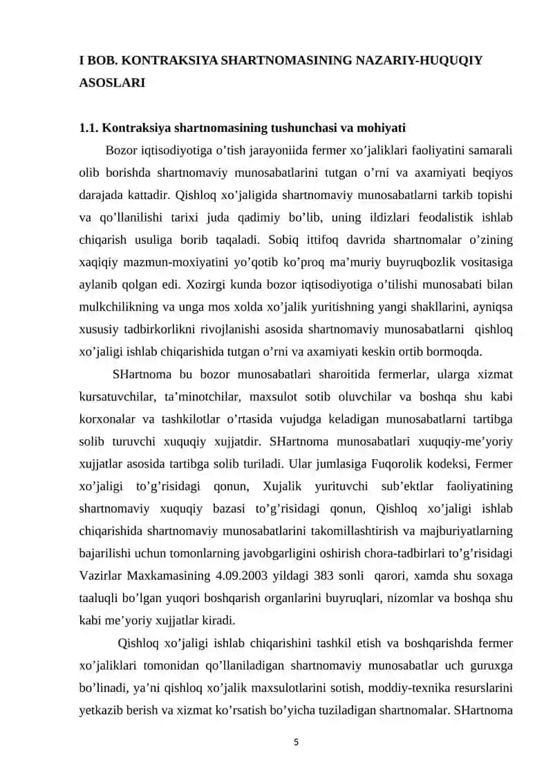 KONTRAKSIYA SHARTNOMASINING FUQAROLIK-XUQUQIY XUSUSIYATLARI 4