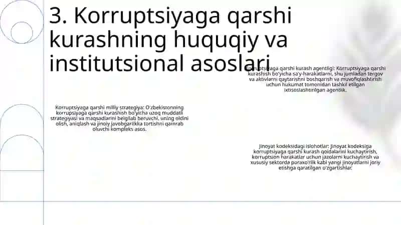 O'Zbekistonda Korrupsiyaga Qarshi Kurashish Masalalari 4