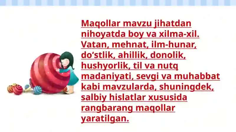 Maqollar boʻyicha 4
