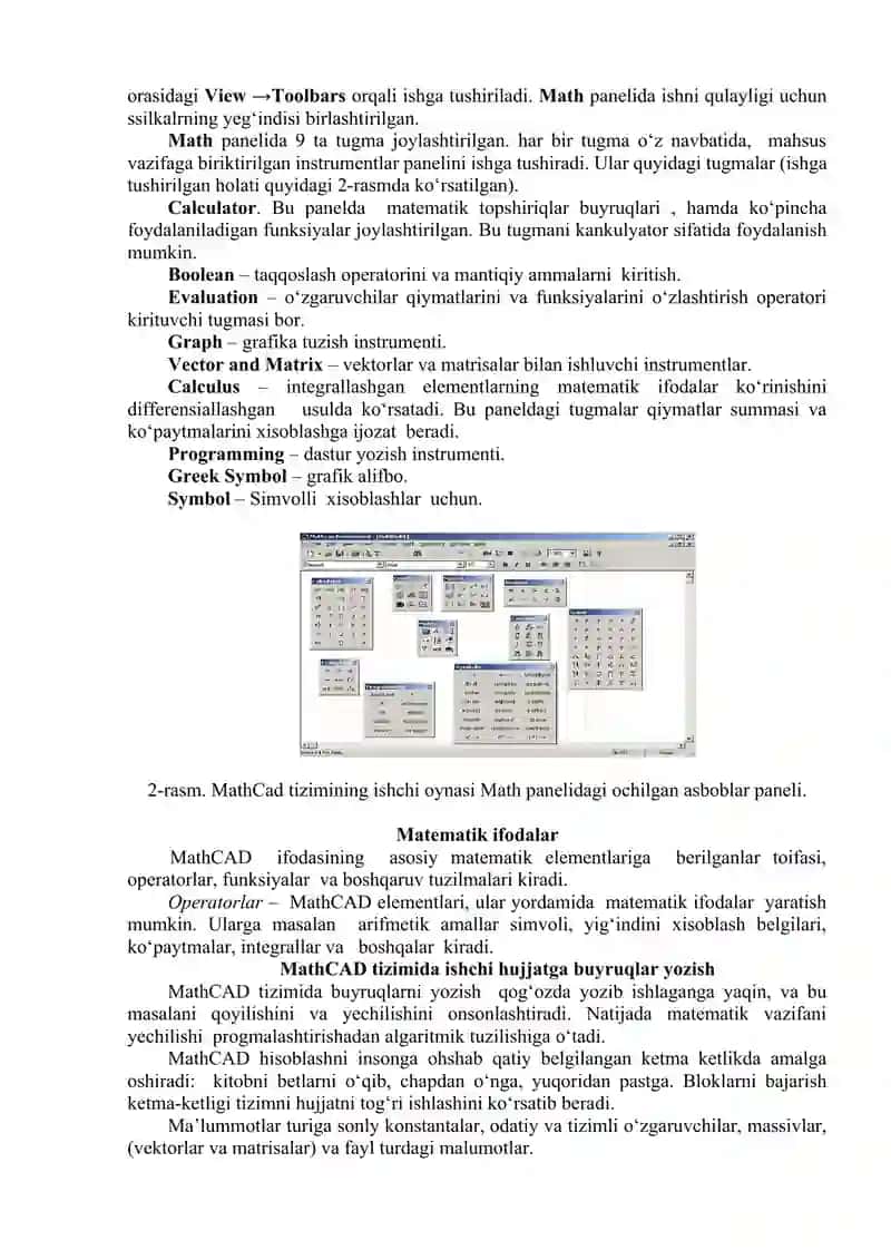 Texnik tizimlarda axborot texnologiyalari amaliy mashg‘ulotlar o‘quv-uslubiy ko‘rsatmalar 4