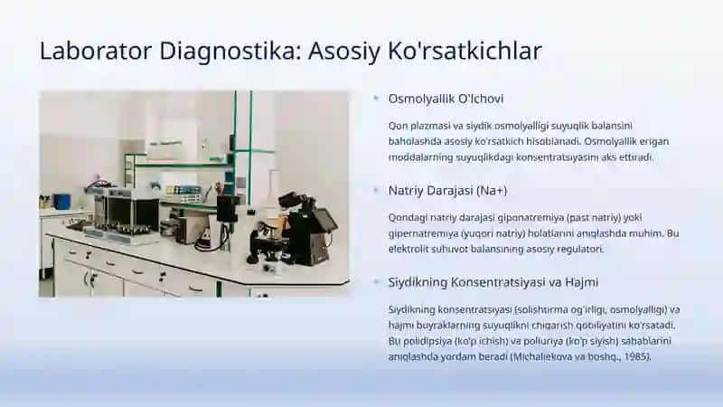 Degidratatsiya va Gipergidratatsiya: Laborator Diagnostika Asoslari 4