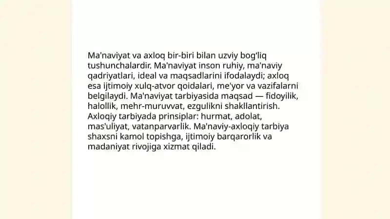 Ma'naviy-axloqiy tarbiyaning nazariy asoslari 4