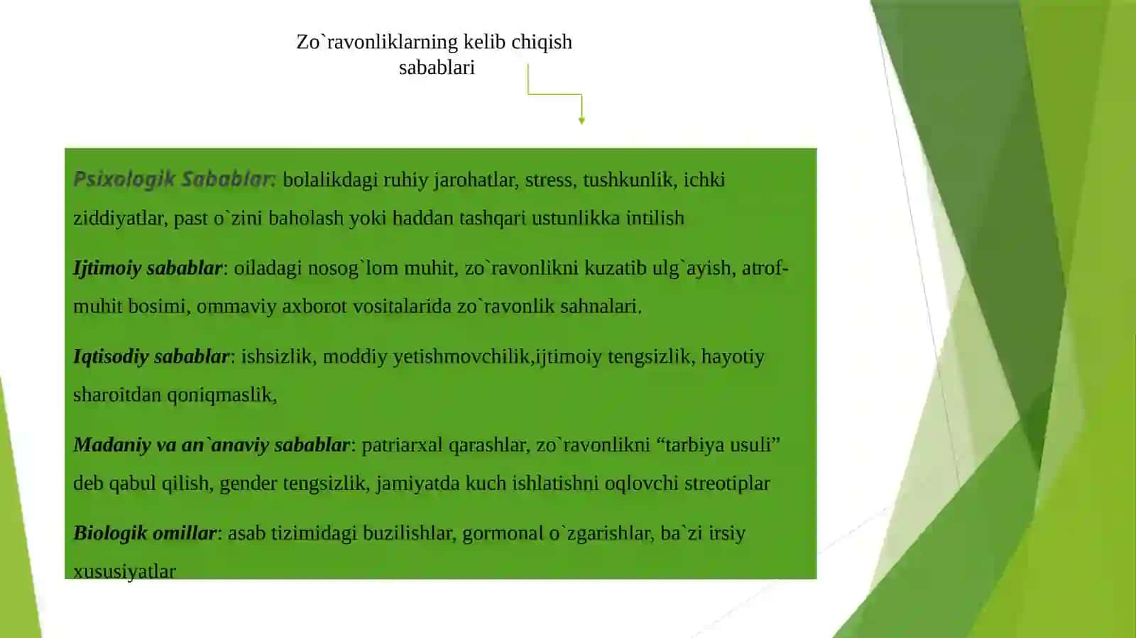 Oiladagi zo`ravonlik 4