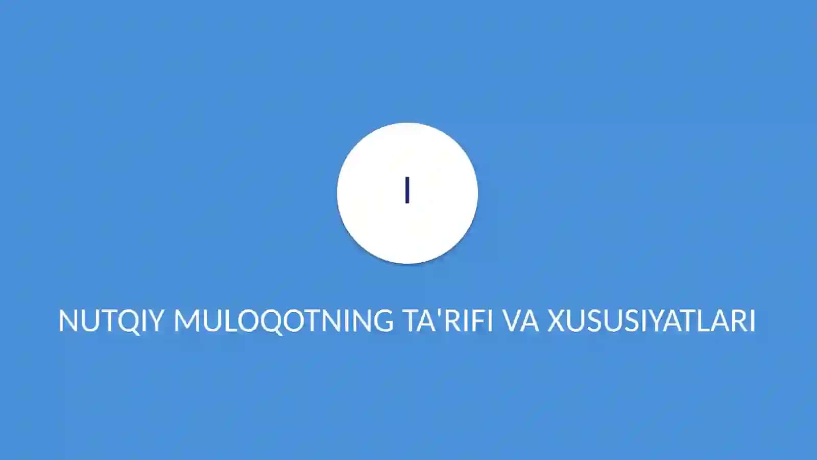 Nutqiy muloqot 4