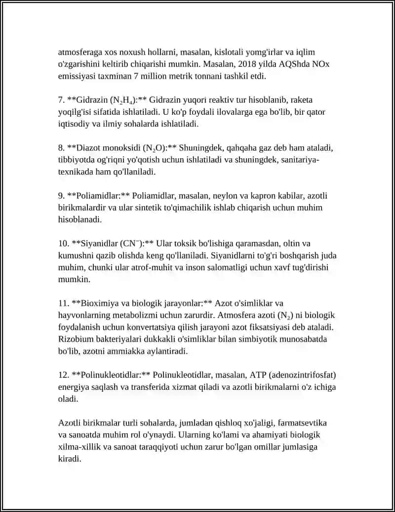 NEFT TARKIBIDAGI GETEROATOMLI BIRIKMALAR 4