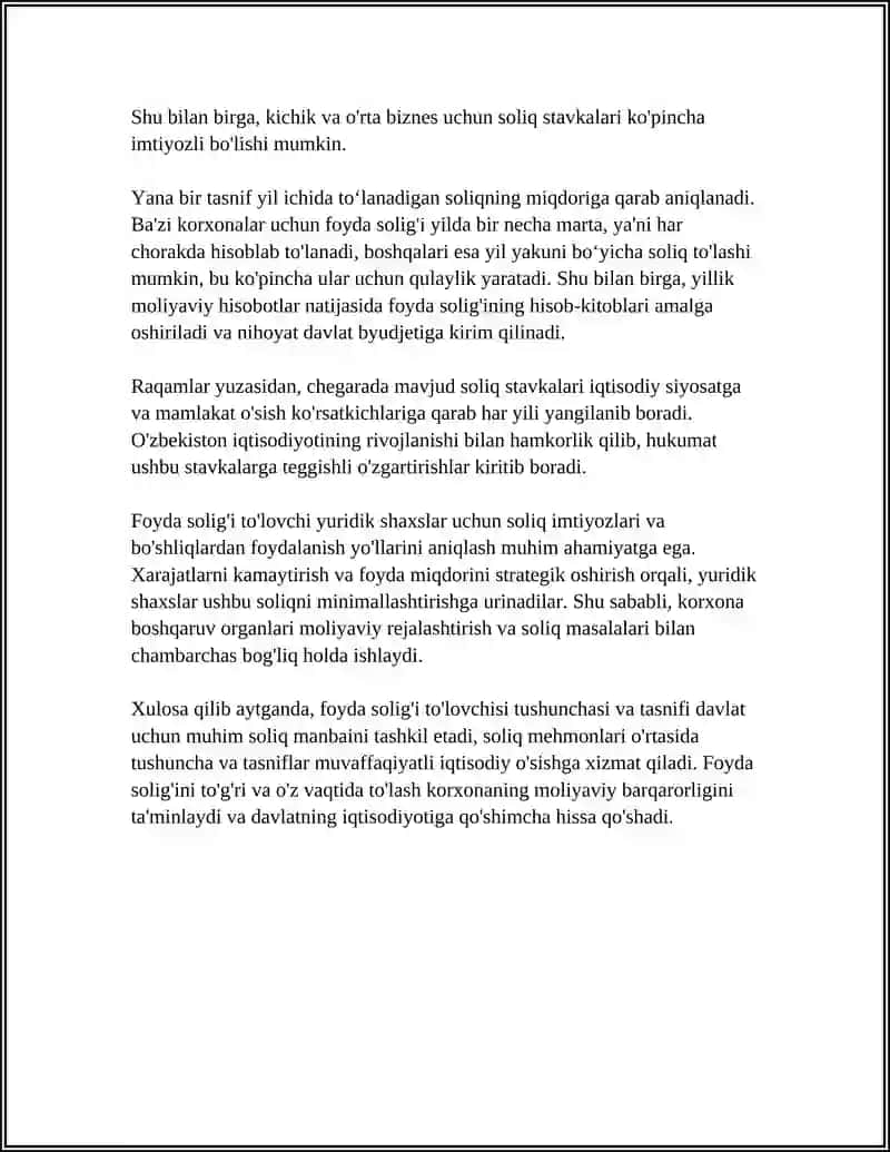 FOYDA SOGLIGI TOLOVCHILARI, SOGLIQ SOLISH OBYEKTI VA BAZASI 4