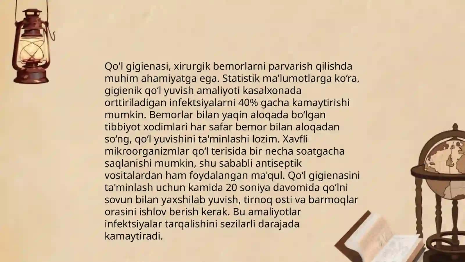 Xirurgik bemorlarni parvarish qilish asoslari. Bemor gigienasi 4