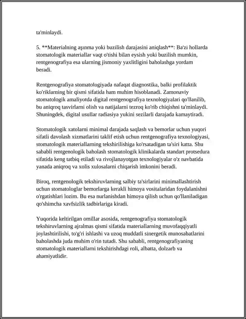 STOMATOLOGIK MATERIALLARNI TEKSHIRISHNING RADIATSION USULLARI 4