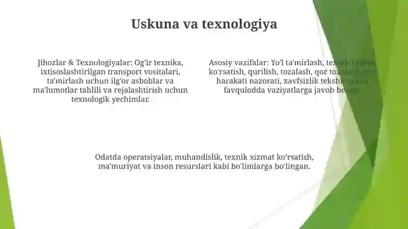 Yo'l ta'mirlash kompaniyalari 4