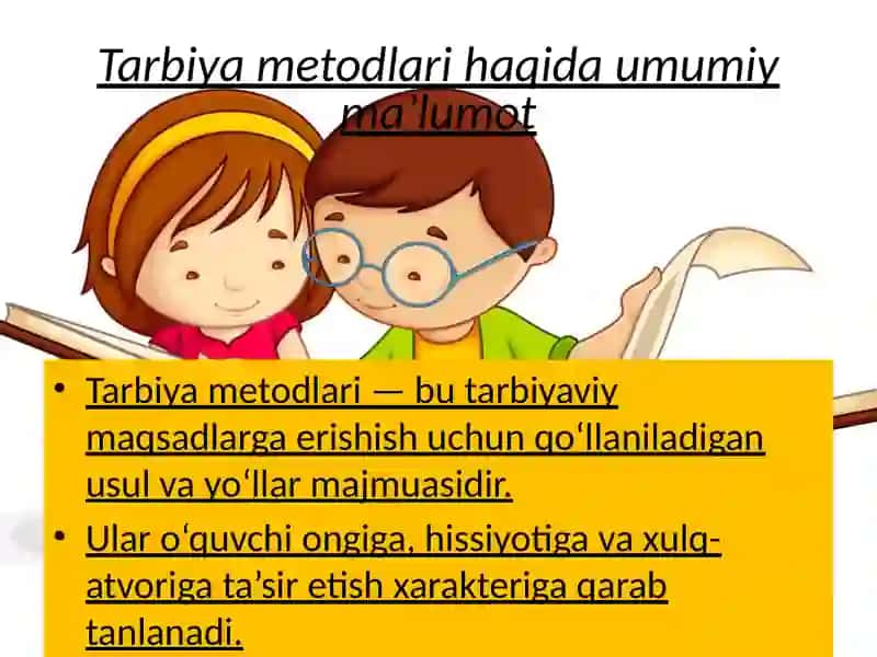 Tarbiyaning umumiy metodlari 4
