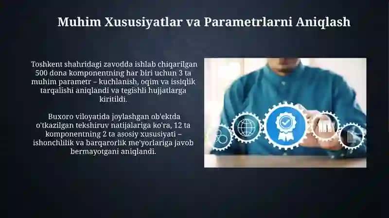 Sifat menejmenti tizimi xujatlarini datlabki tekshiruvi va uni sertifikatlashtirish 4