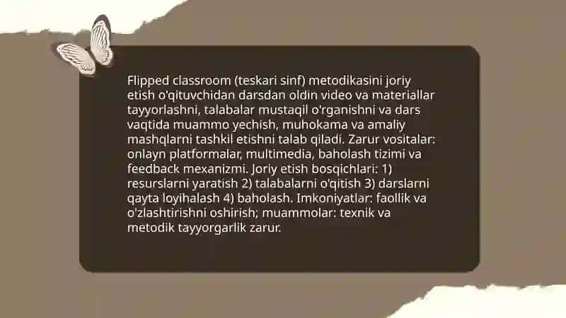 Aralash (blended) ta'lim modellari va amaliyotlari 4