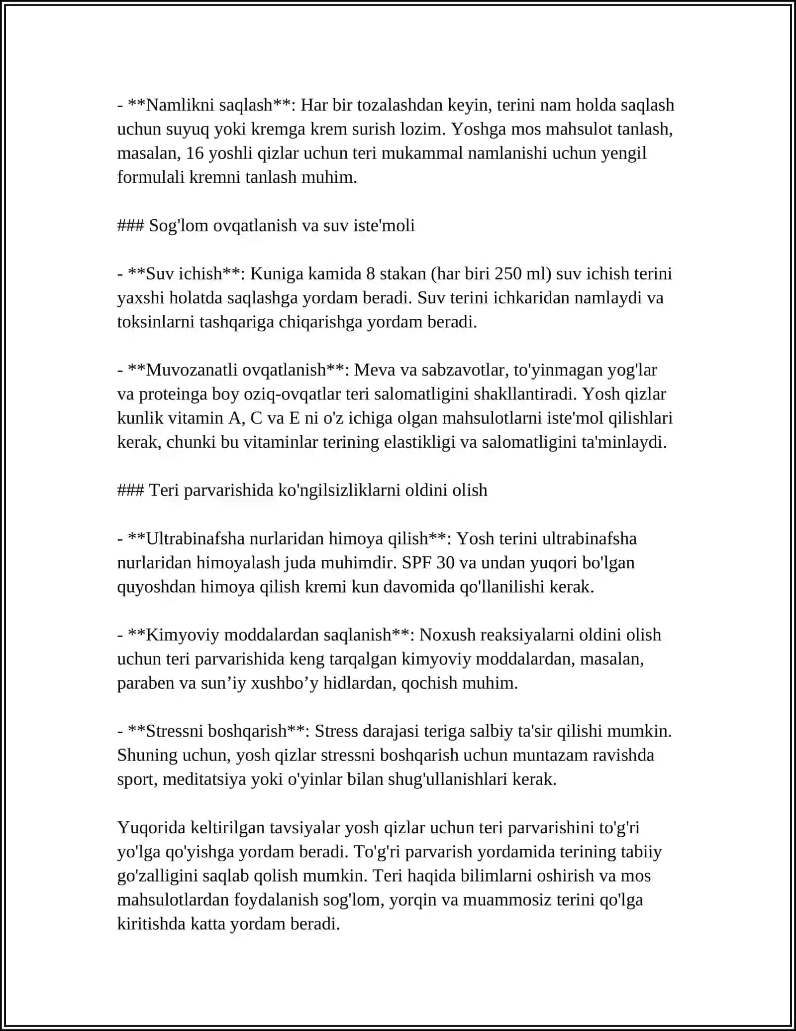 SHAHAR MARKAZIDAN YOSH QIZLAR UCHUN KOSMETALOGIYA OCHISH 4