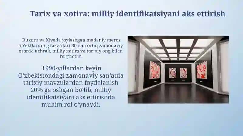 Zamonaviy san'atda milliy estetik qadriyatlarning aks etishi 4