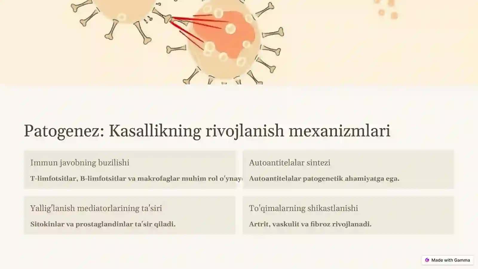 Revmatik kasalliklar: Kirish 4