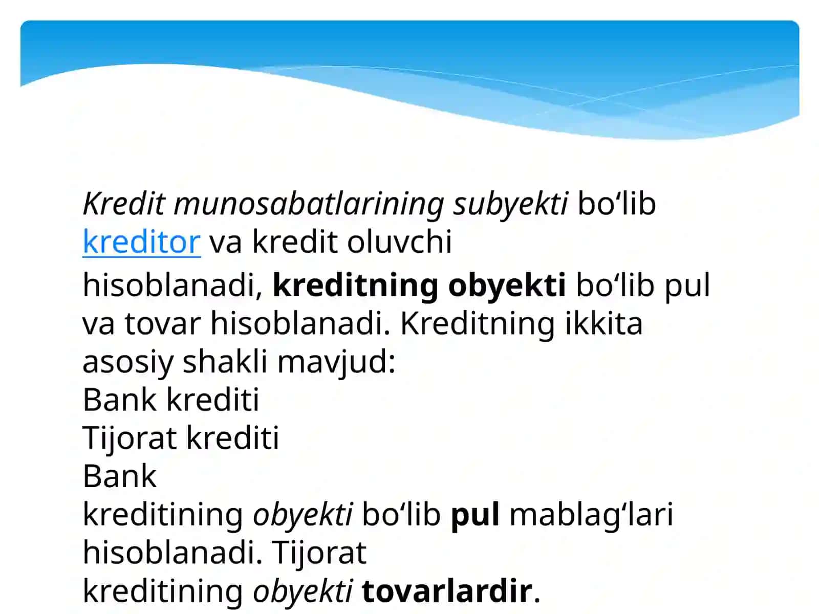 O’zbekiston Respublikasi bank tizimi va boshqa kredit muassasalari 4