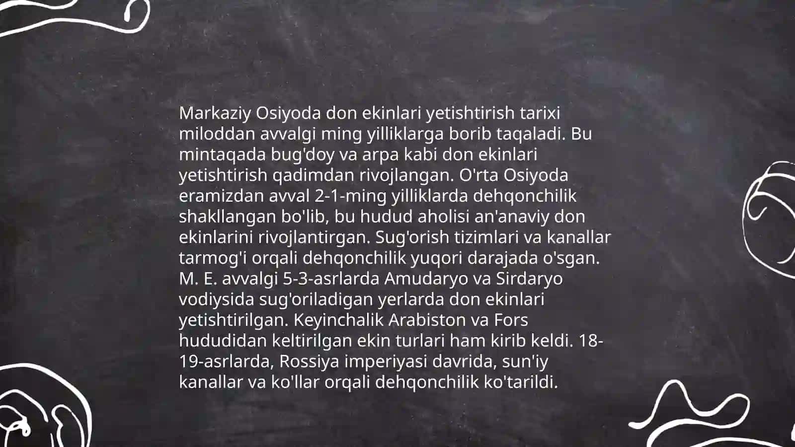 Don ekinlarining oʻsishi va rivojlanishi 4