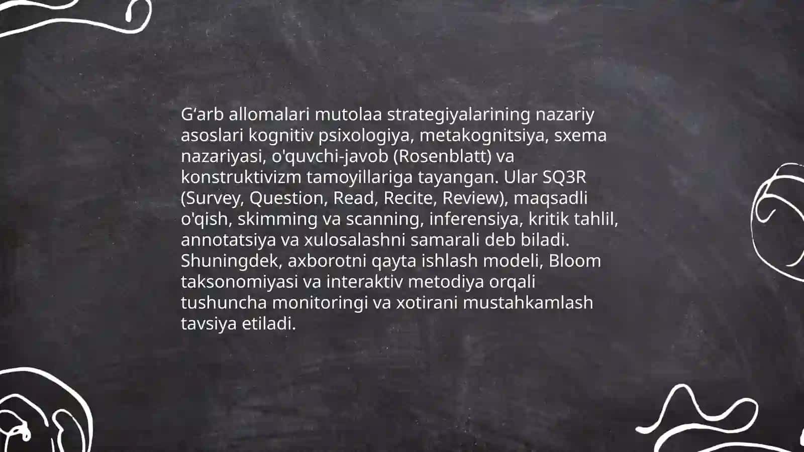 Sharq va gʻarb allomalarining mutolaa sanʼati haqidagi fikrlari 4