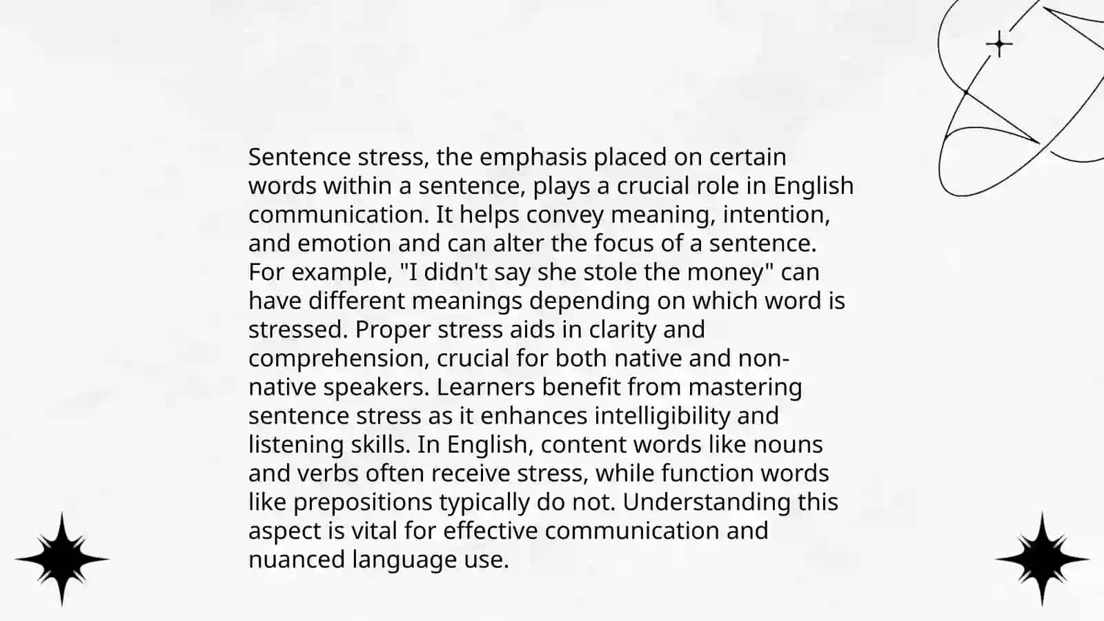 Teaching Stress - Sentence Stress and Word Stress 4