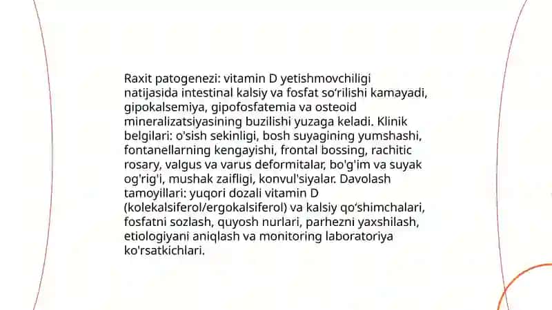 Suyaklarning rivojlanishini buzilishlari 4