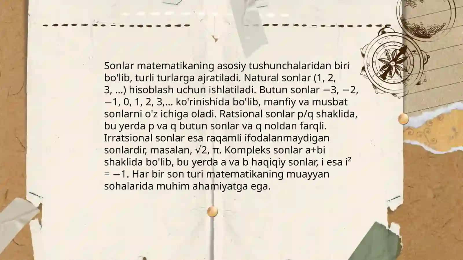 Son - soʻz turkumi 4